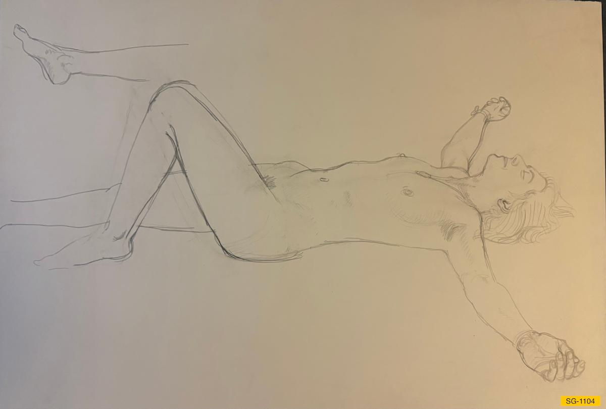 Untitled (nude model) by Spence Guerin 