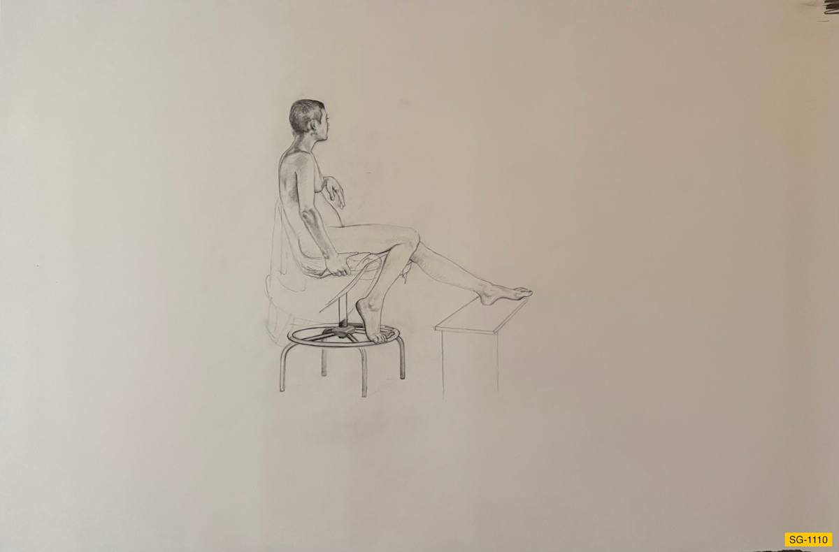 Untitled (female nude model) by Spence Guerin 