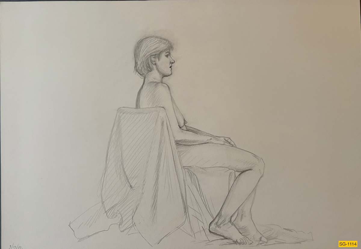 Untitled (female nude) by Spence Guerin 