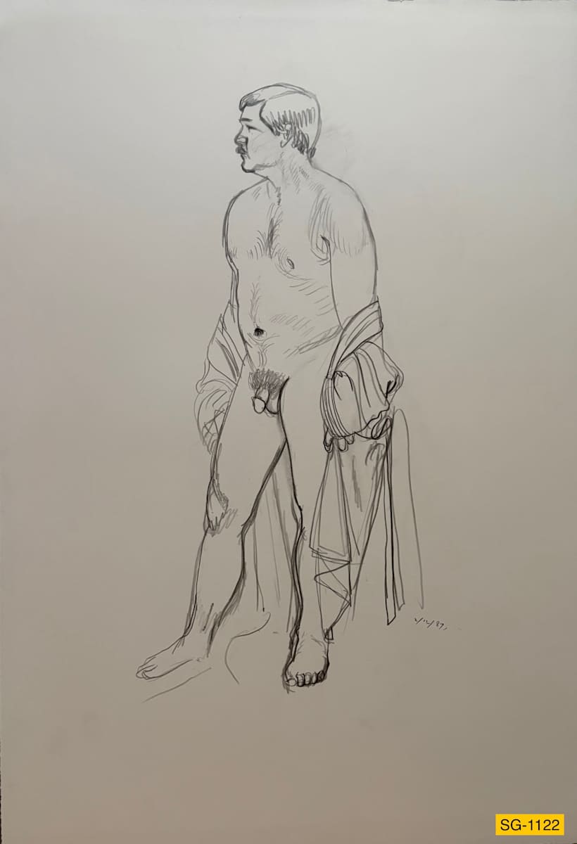 Untitled (male nude model) by Spence Guerin 