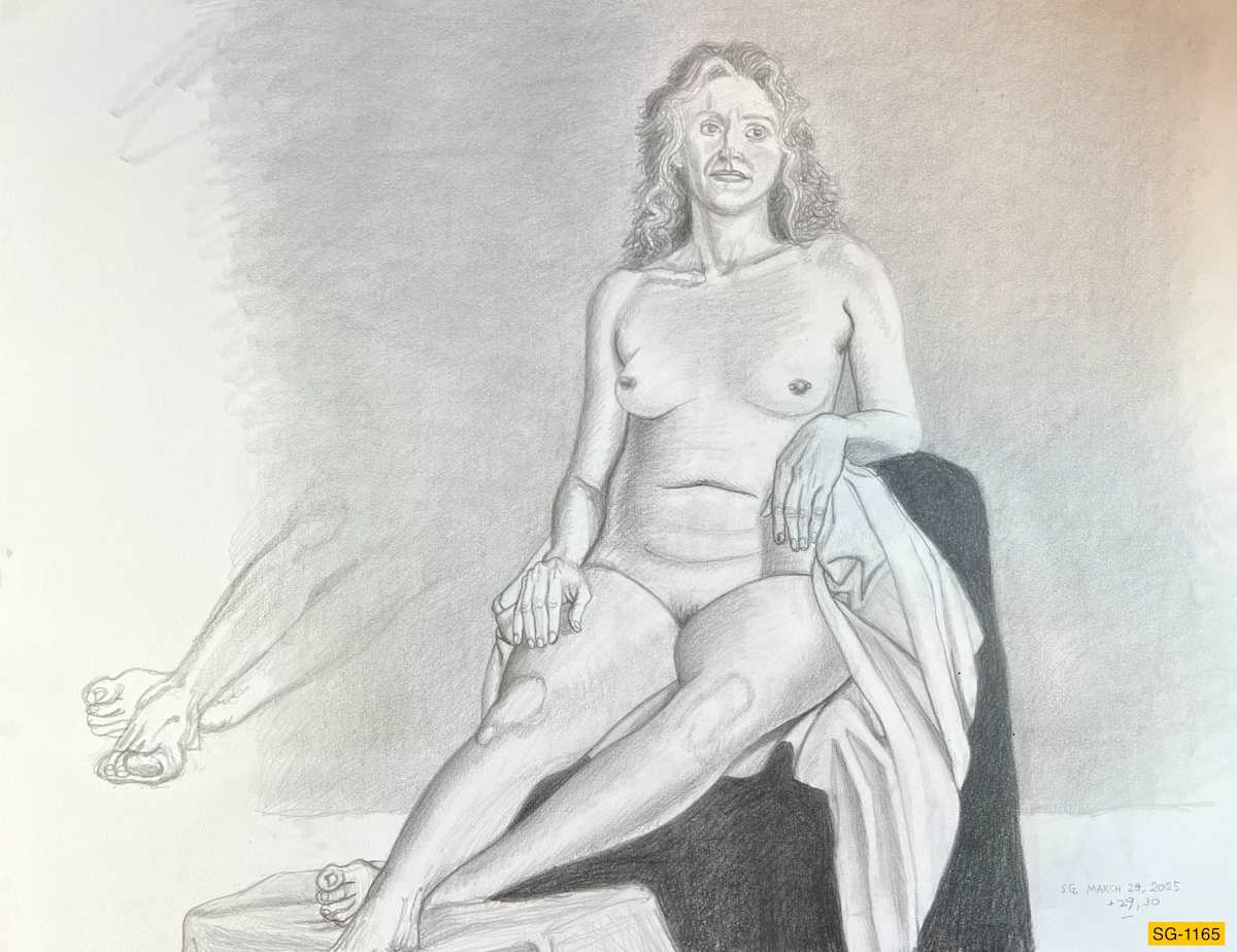 Untitled (female nude model) by Spence Guerin 