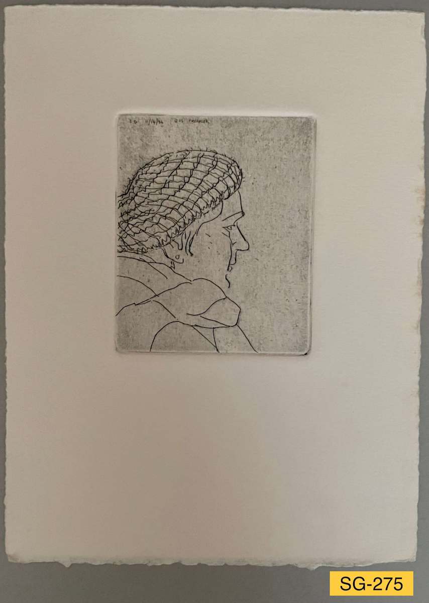 Woman with a Knitted Hat by Spence Guerin 