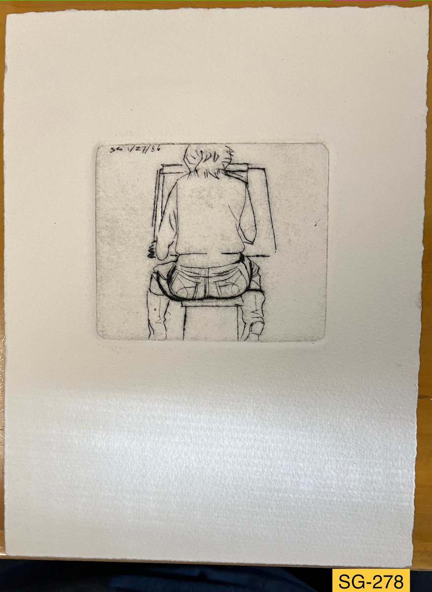 Drawing Student by Spence Guerin 
