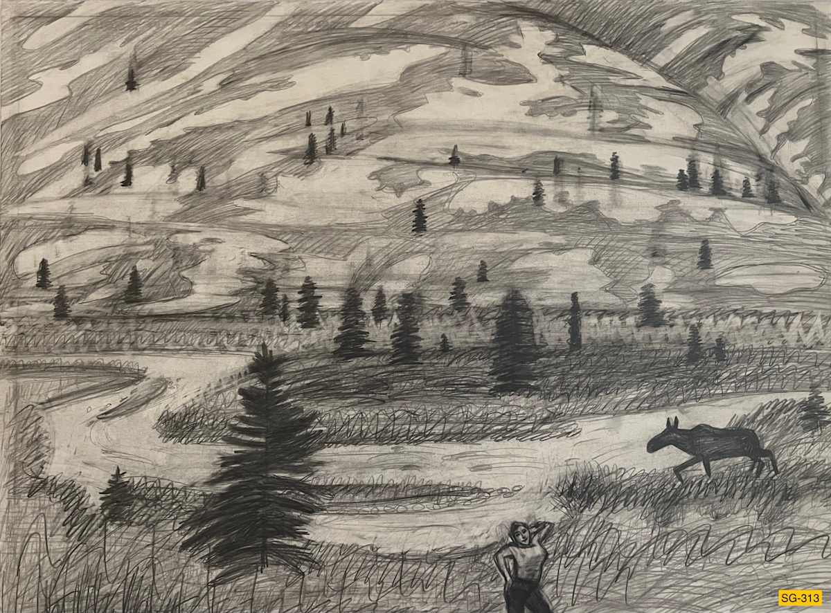 Untitled (Landscape in Alaska) by Spence Guerin 