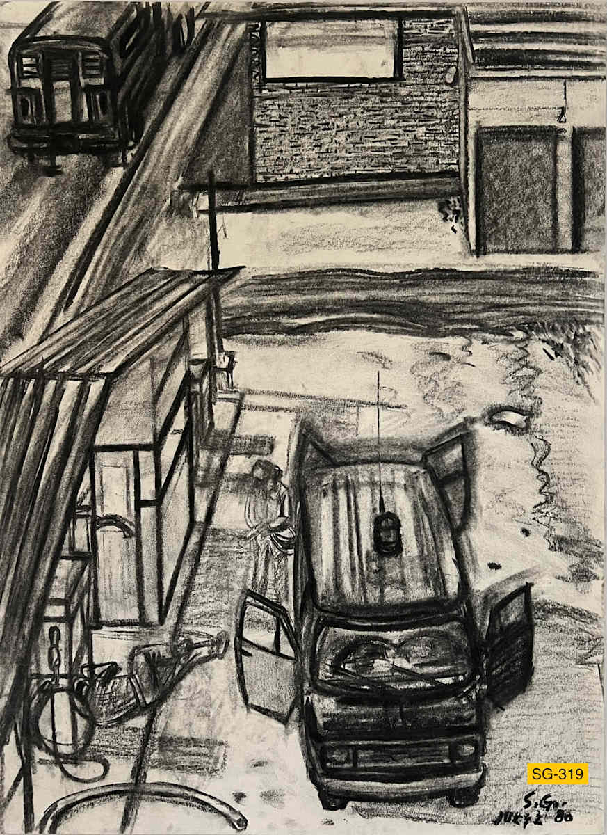 Untitled (Urban scene) by Spence Guerin 