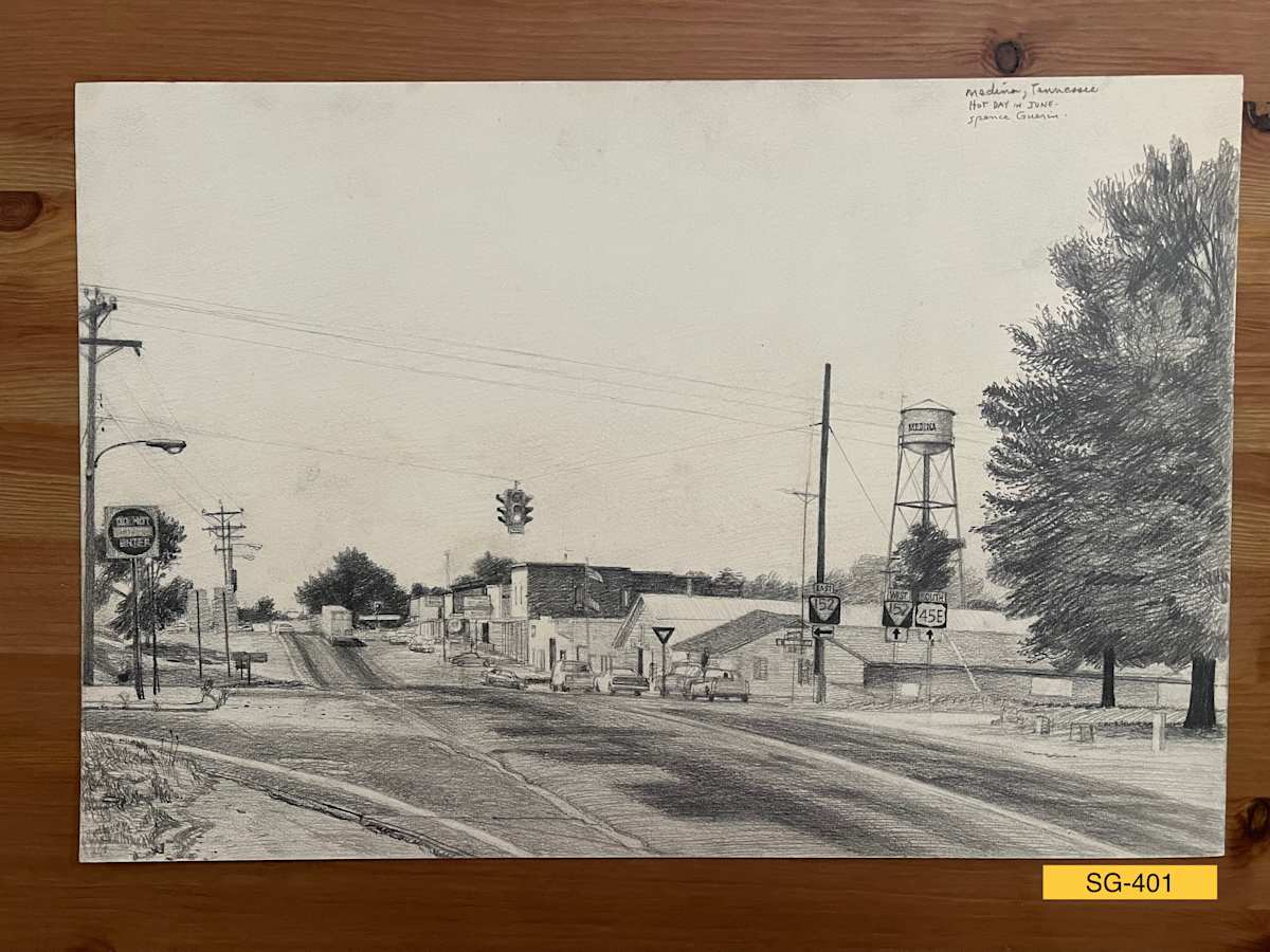 Hot Day in June, Medina, Tennessee by Spence Guerin 