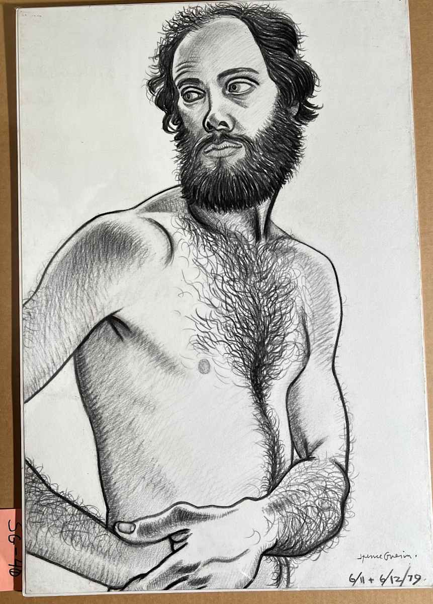 Male figure study -- Ted -- #1 by Spence Guerin 