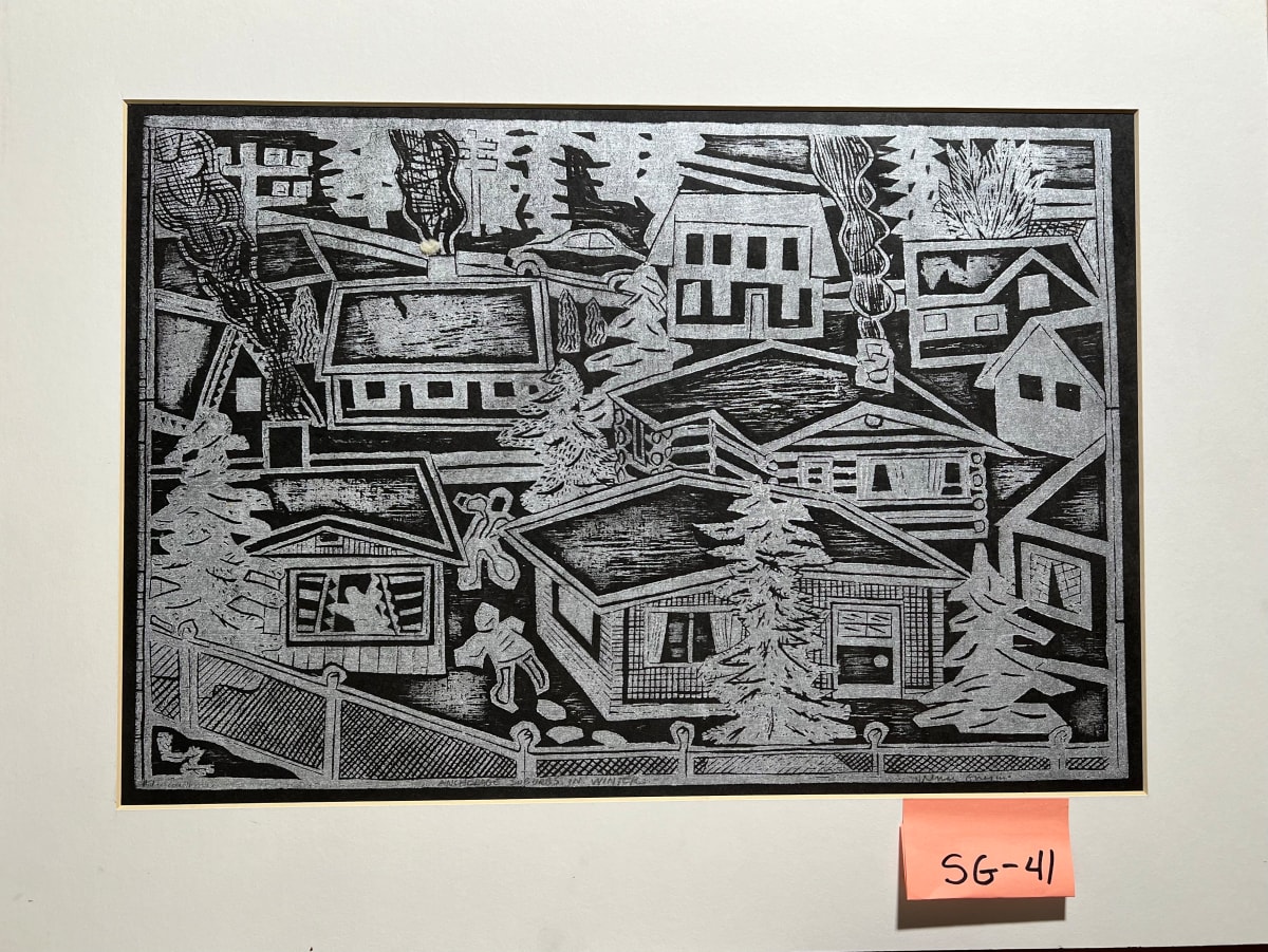 Anchorage suburbs in winter. by Spence Guerin, Image 1.
