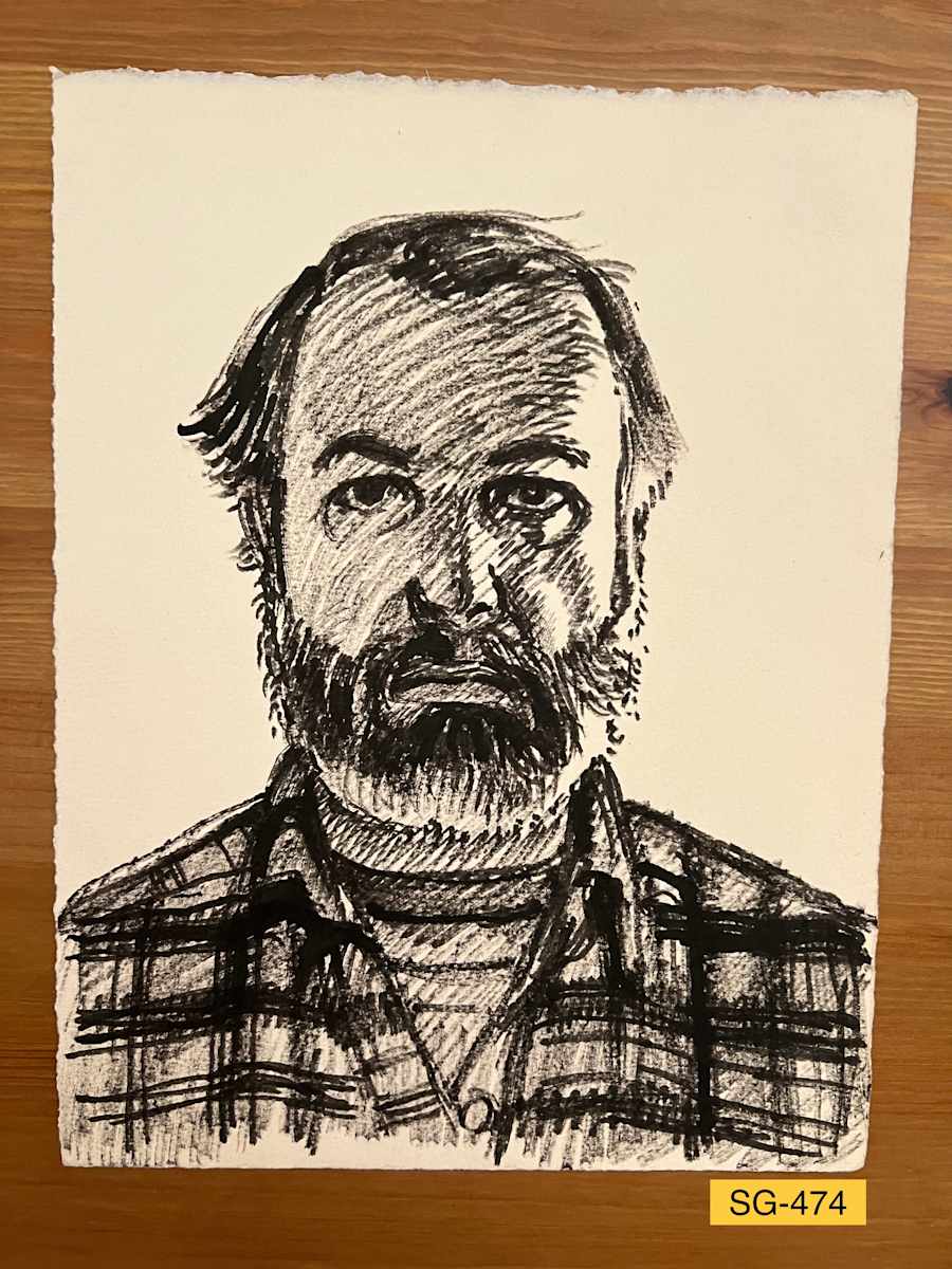 Untitled (self portrait) by Spence Guerin 