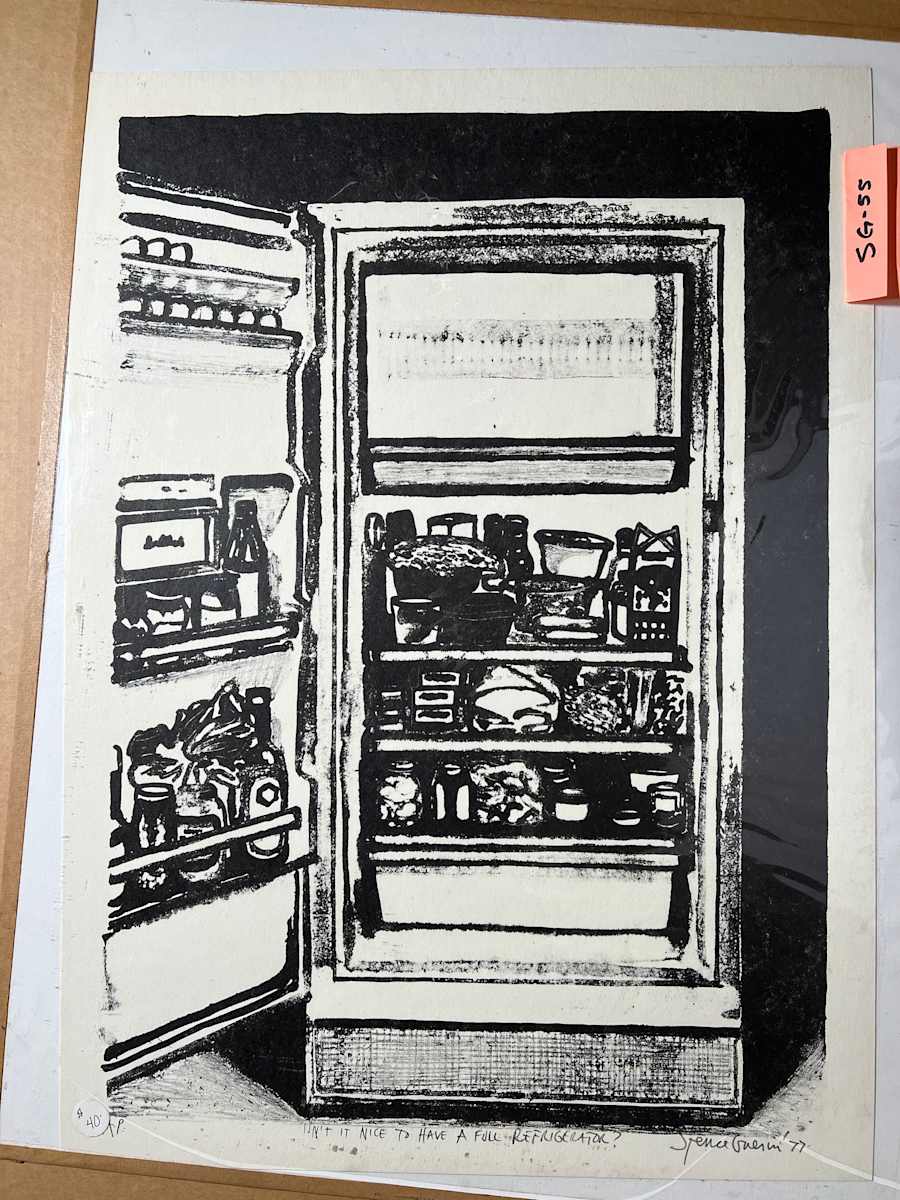 Isn't it nice to have a full refrigerator? by Spence Guerin 