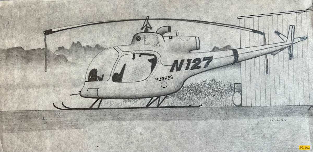 Untitled (Hughes helicopter) by Spence Guerin 