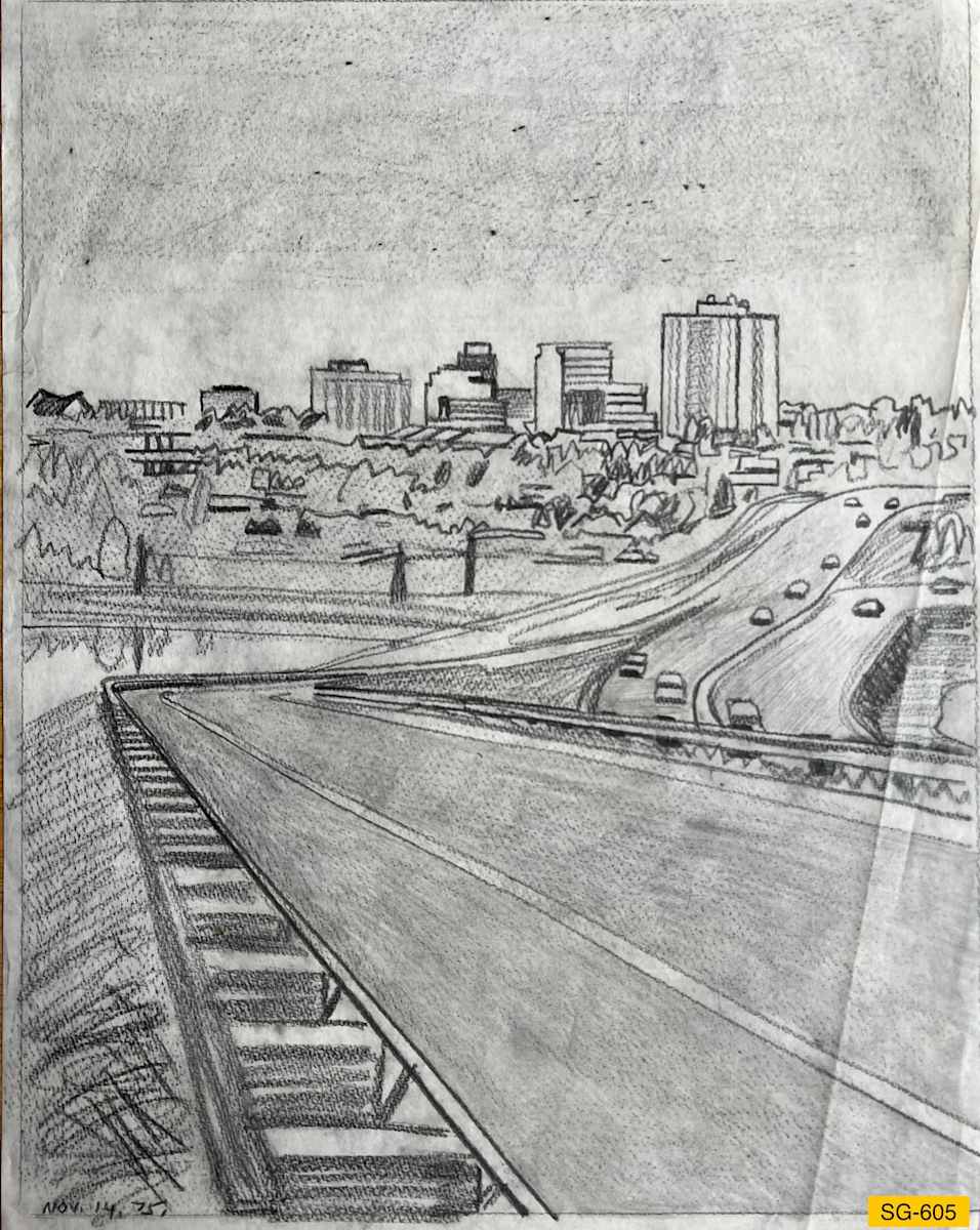 Untitled (Urban scene) by Spence Guerin 