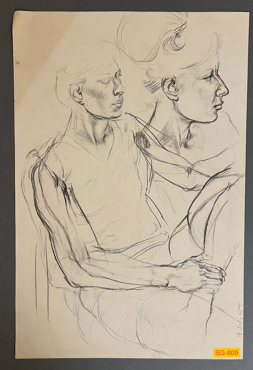 Untitled (Seated young woman at FSU) by Spence Guerin 