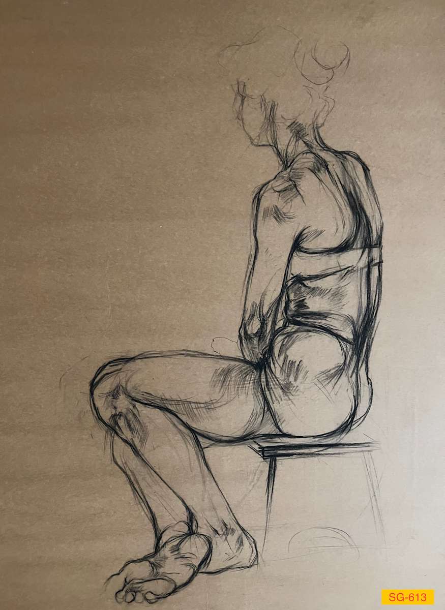 Untitled (Figure drawing study at FSU) by Spence Guerin 