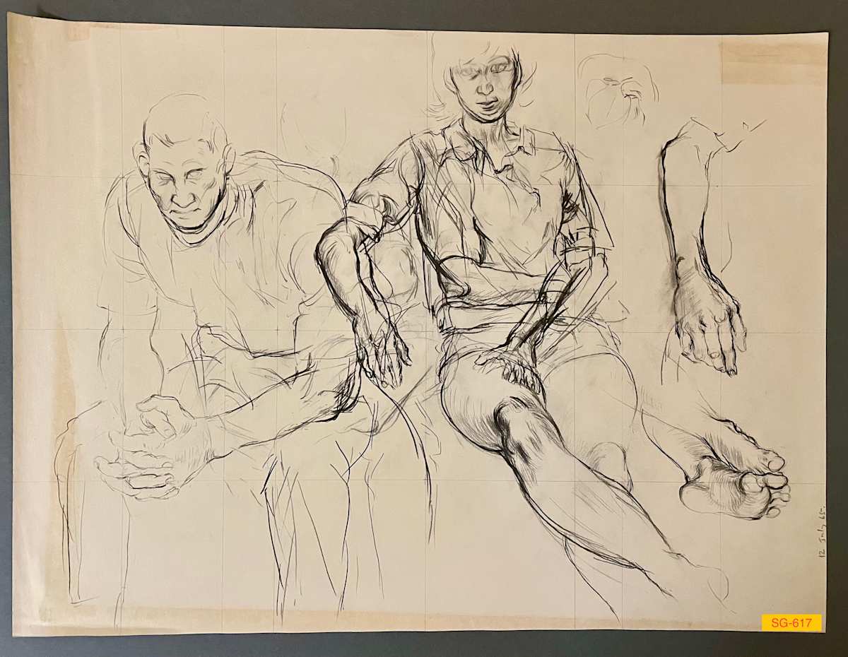 Untitled (Art students) by Spence Guerin 