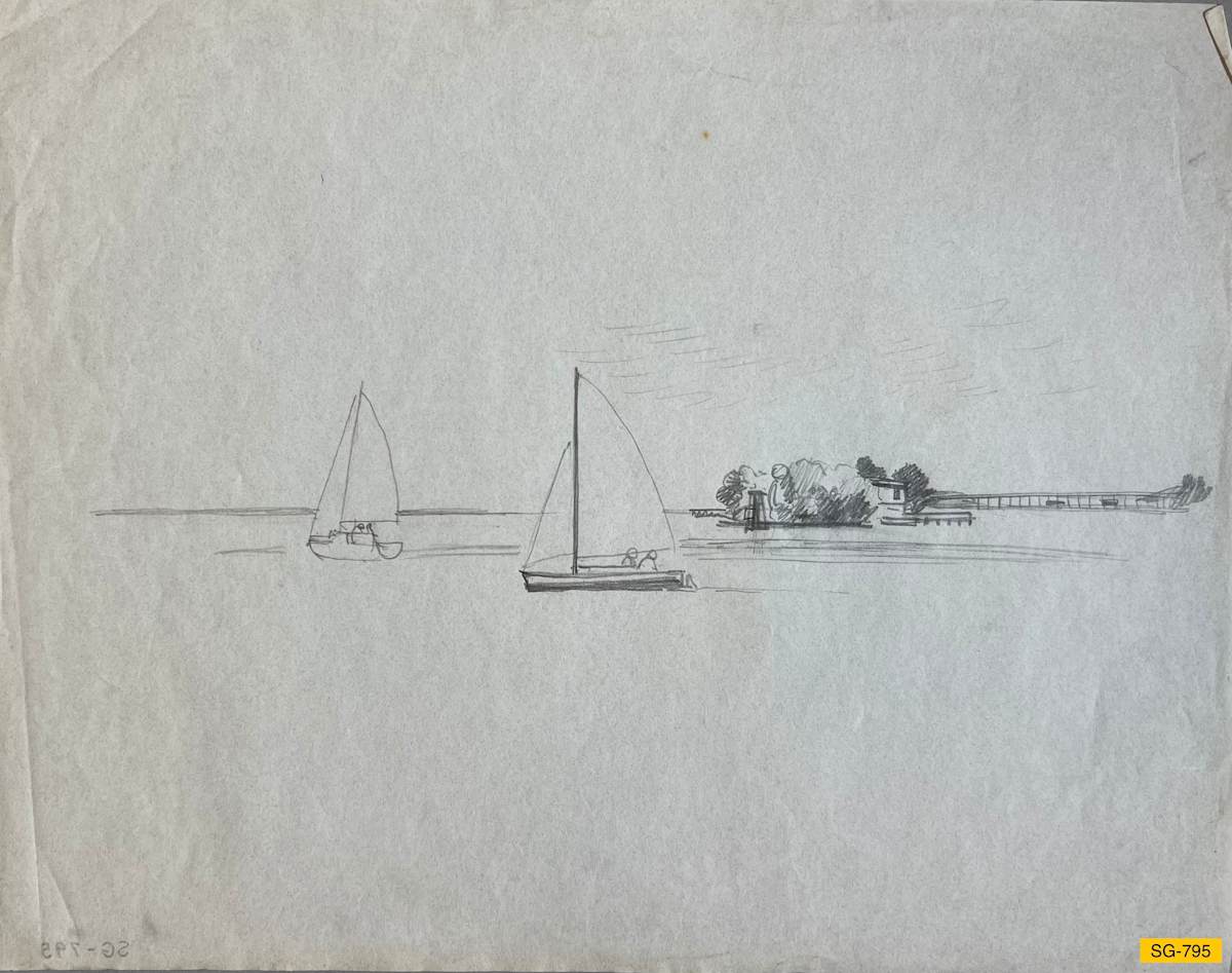 Untitled (Boats) by Spence Guerin, Image 1.