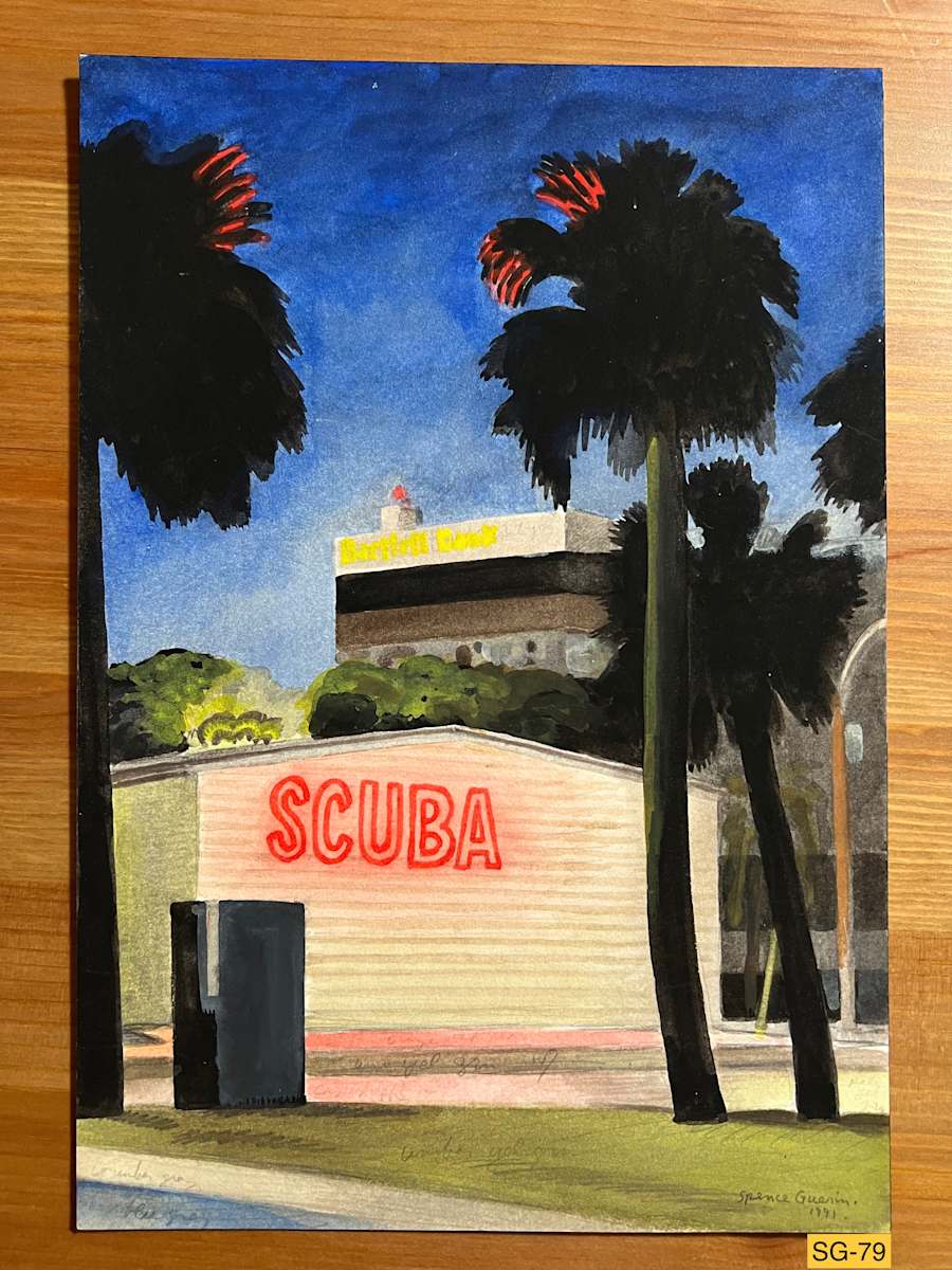 Jerry Hatt's Scuba Dive Shop by Spence Guerin 