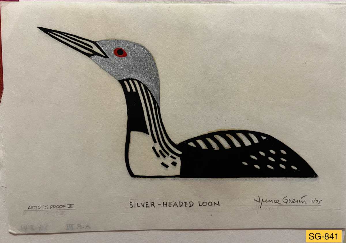 Silver-Headed Loon by Spence Guerin 