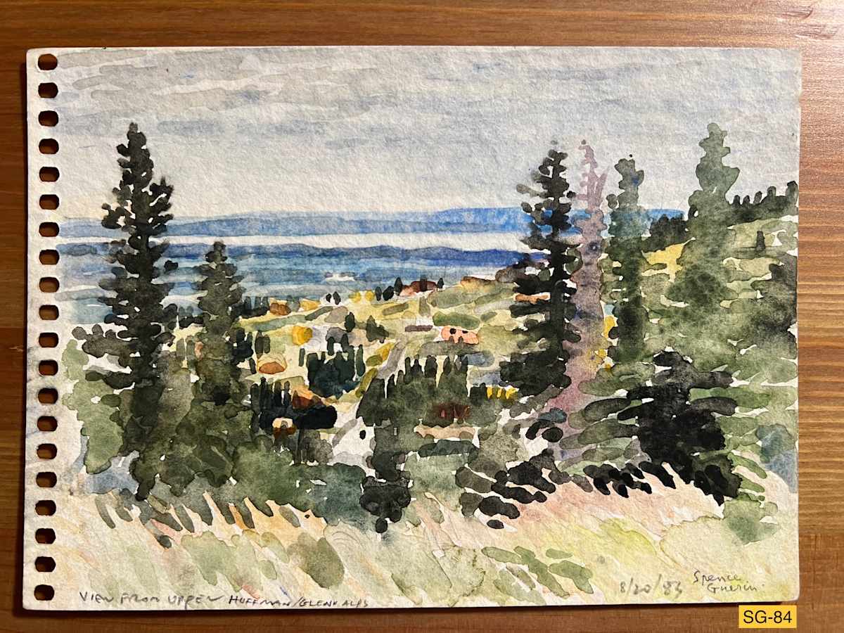 View to North from Upper Huffman by Spence Guerin 