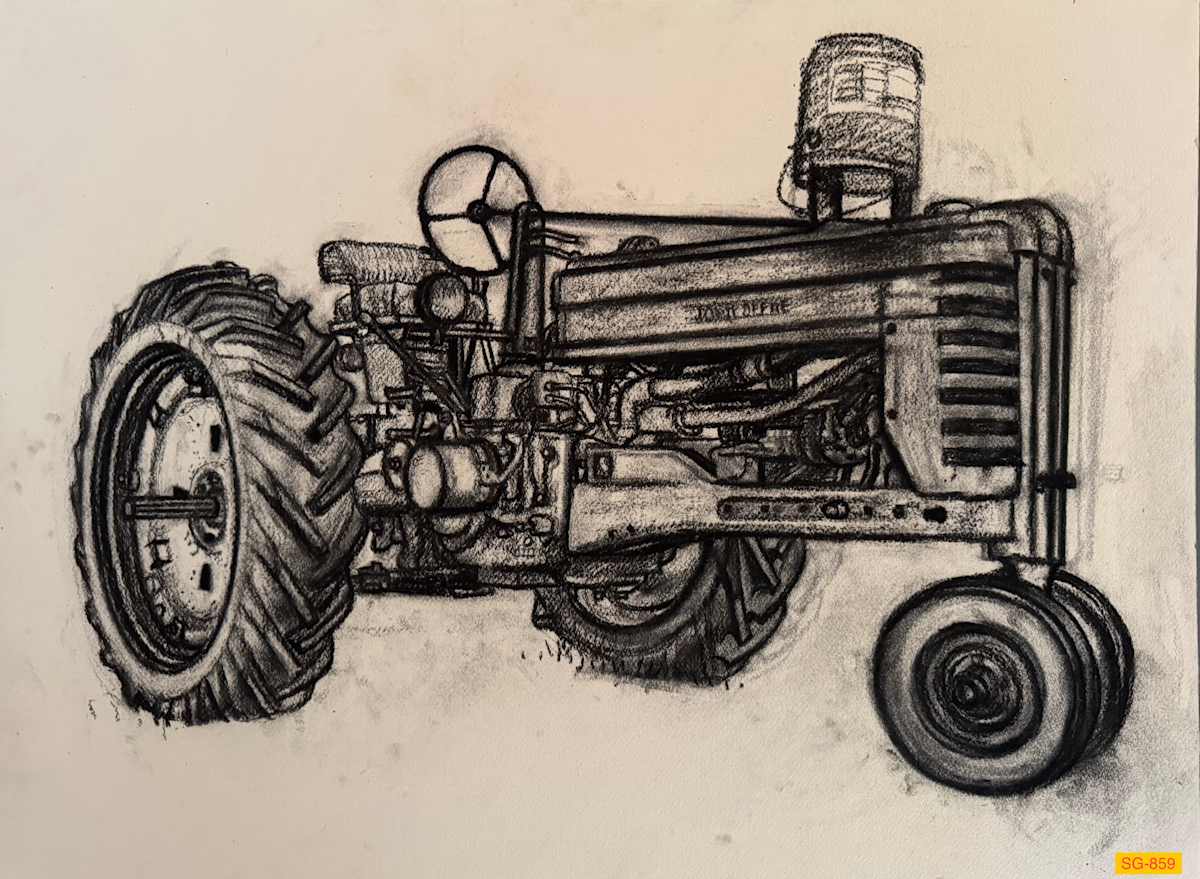 Old John Deere Tractor, Eastern North Carolina by Spence Guerin  Image: One of the beloved tractors of all time, John Deere.