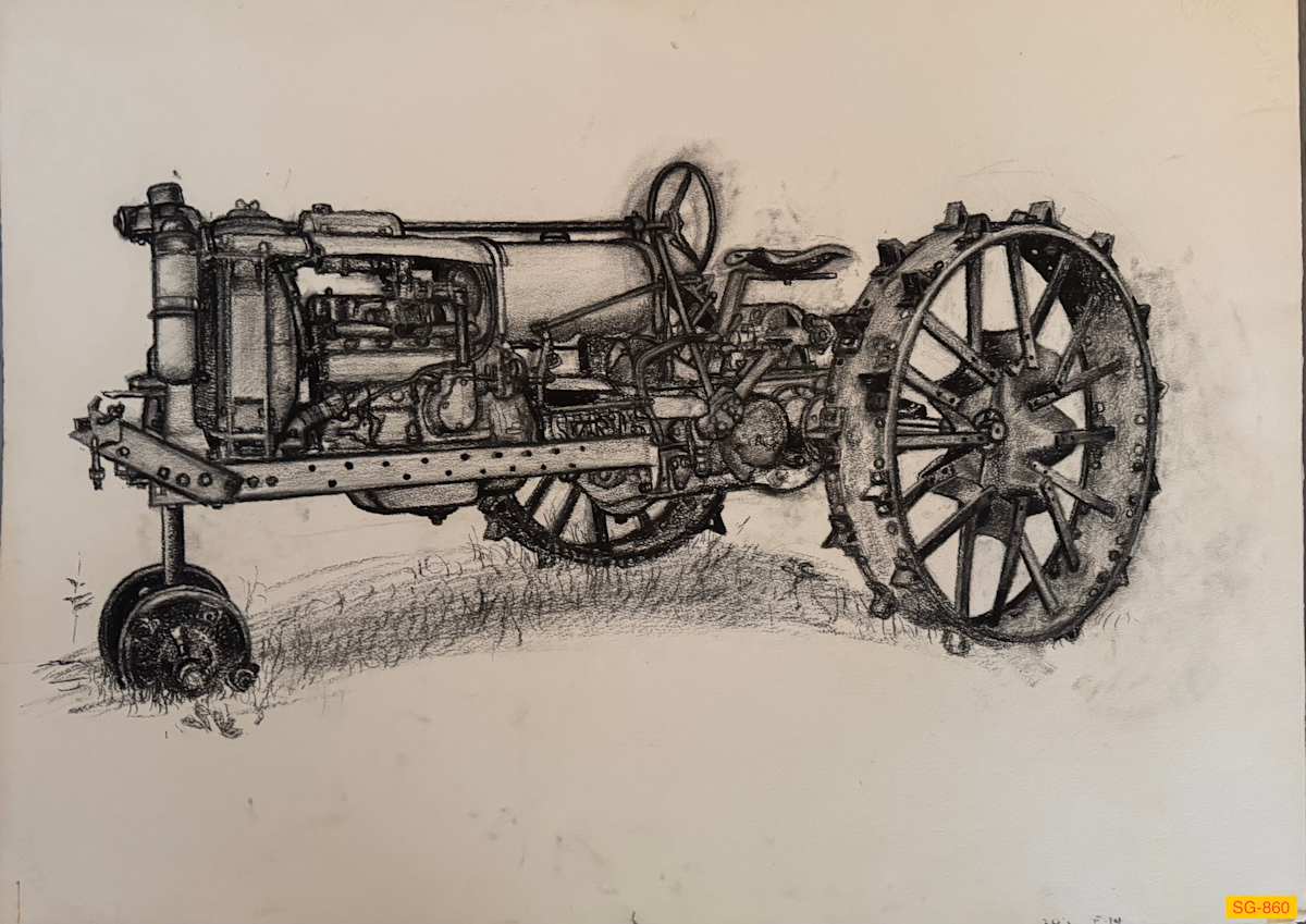 Old Tractor, McCormick-Deering Farmall by Spence Guerin, Image 1.