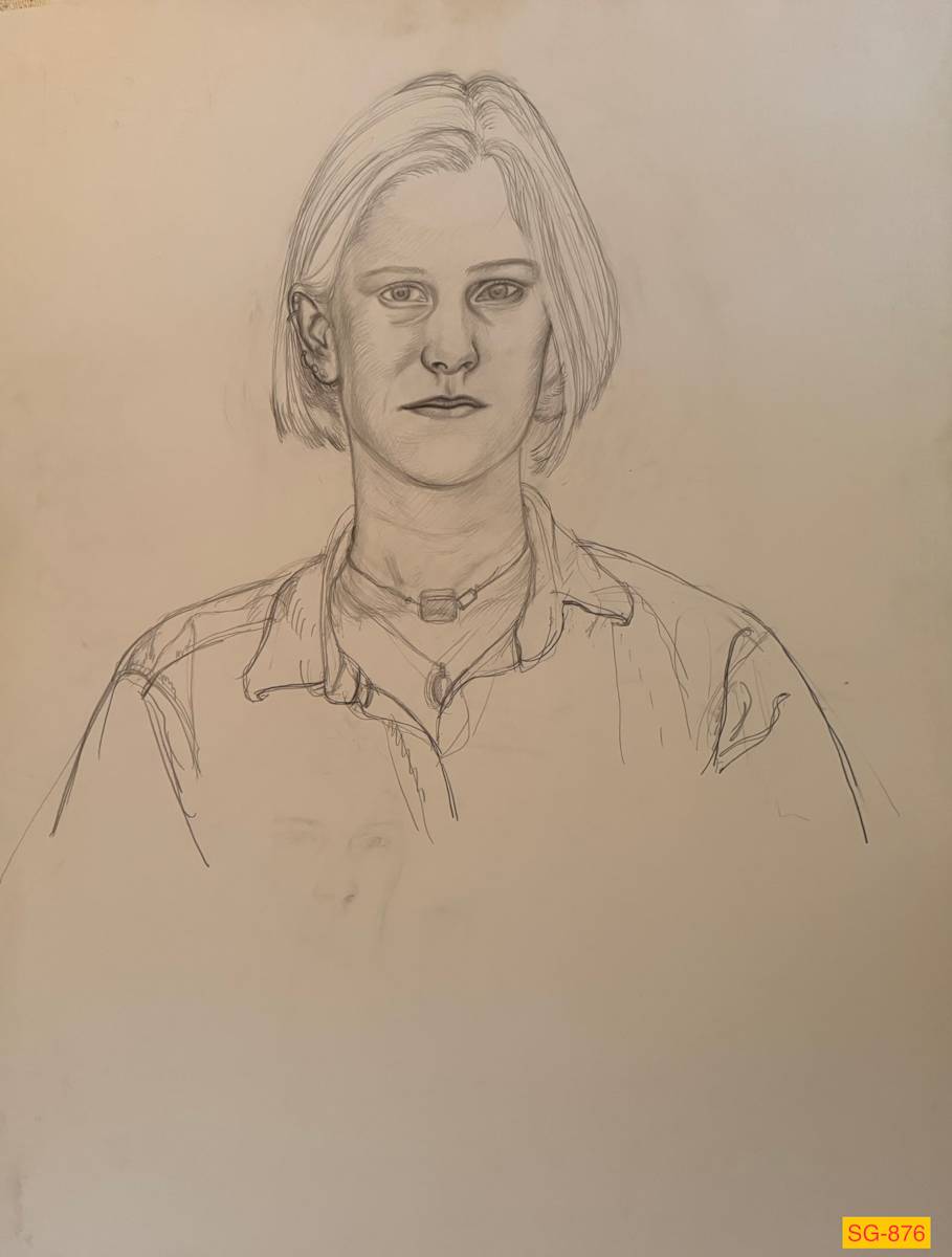 Heidi, at Age 18, Anchorage, Alaska by Spence Guerin  Image: Heidi, at age 18, in Anchorage, Alaska. Study for a painting.