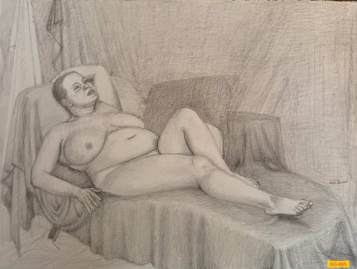 Figure Drawing, Silvia No. 2 by Spence Guerin 