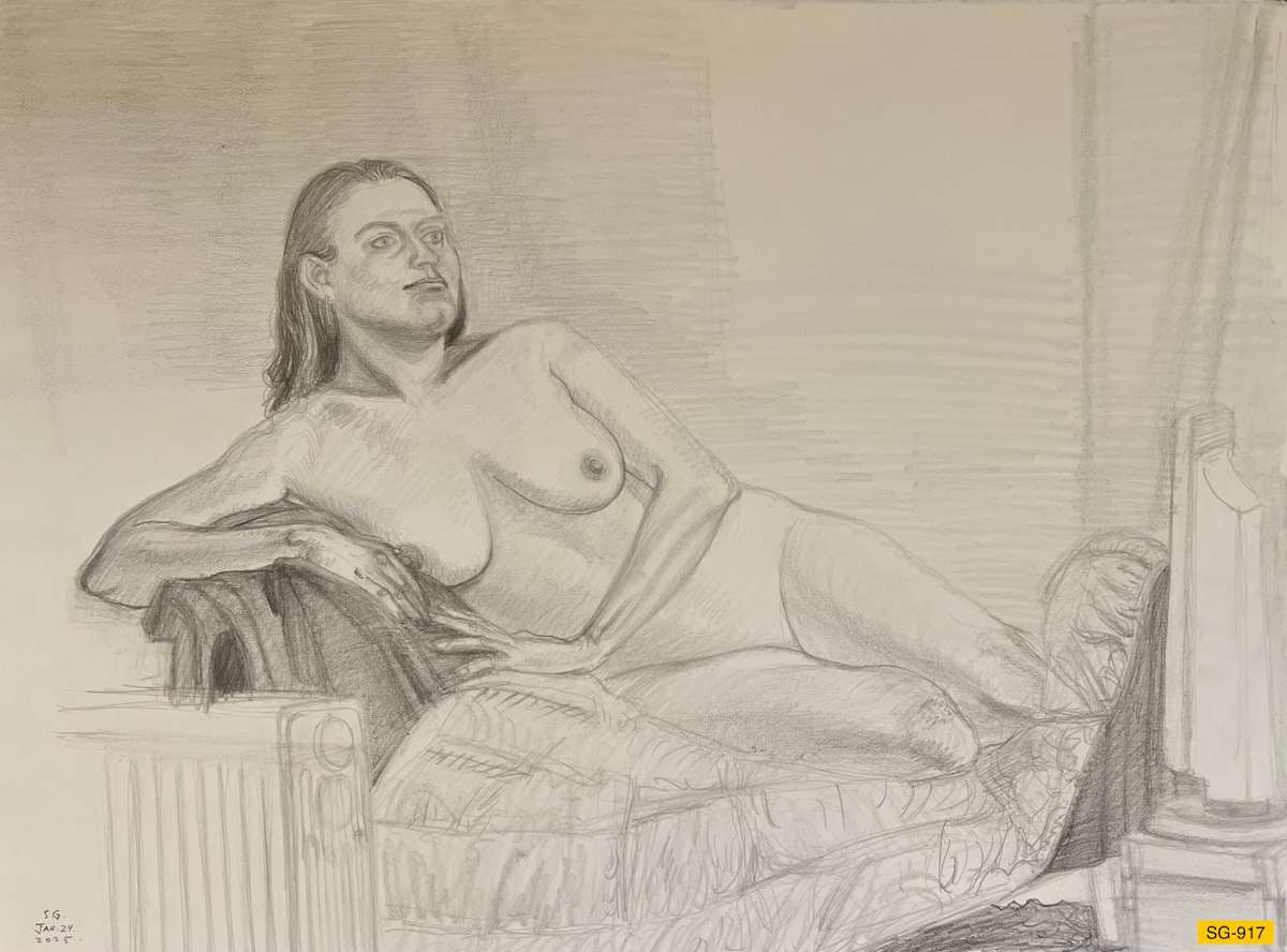 Untitled (female nude) by Spence Guerin 