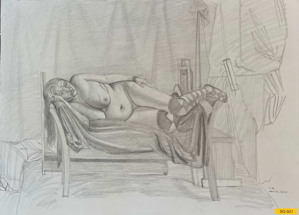 Untitled (female nude) by Spence Guerin 