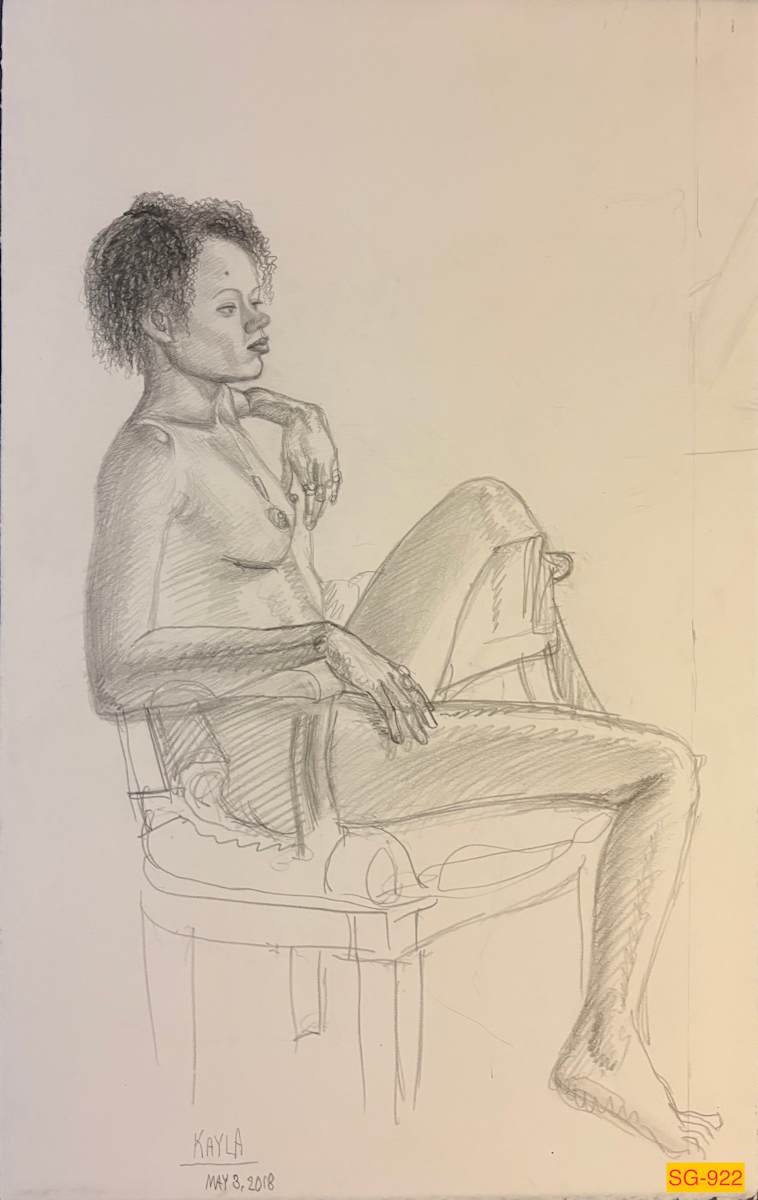 Kayla, Seated by Spence Guerin 