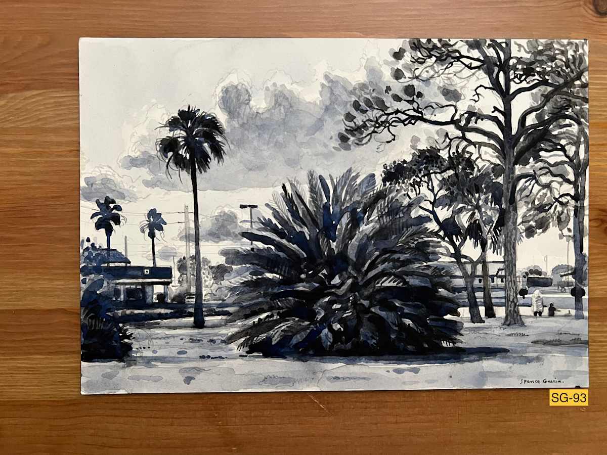 Wells Park Behind Library by Spence Guerin 