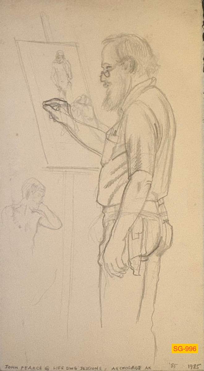 John Pearce, Drawing by Spence Guerin 