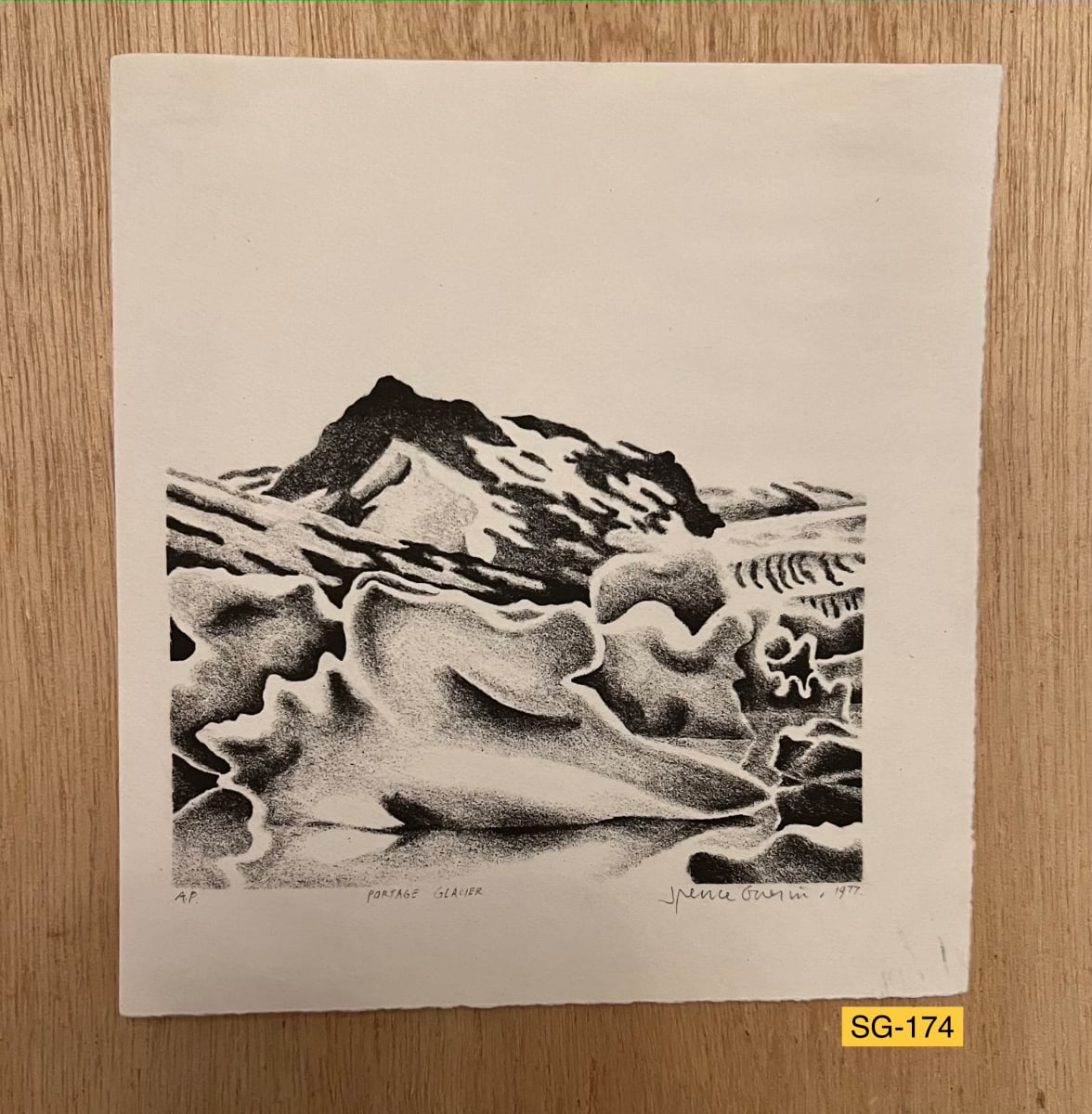 Portage Glacier, edition image.