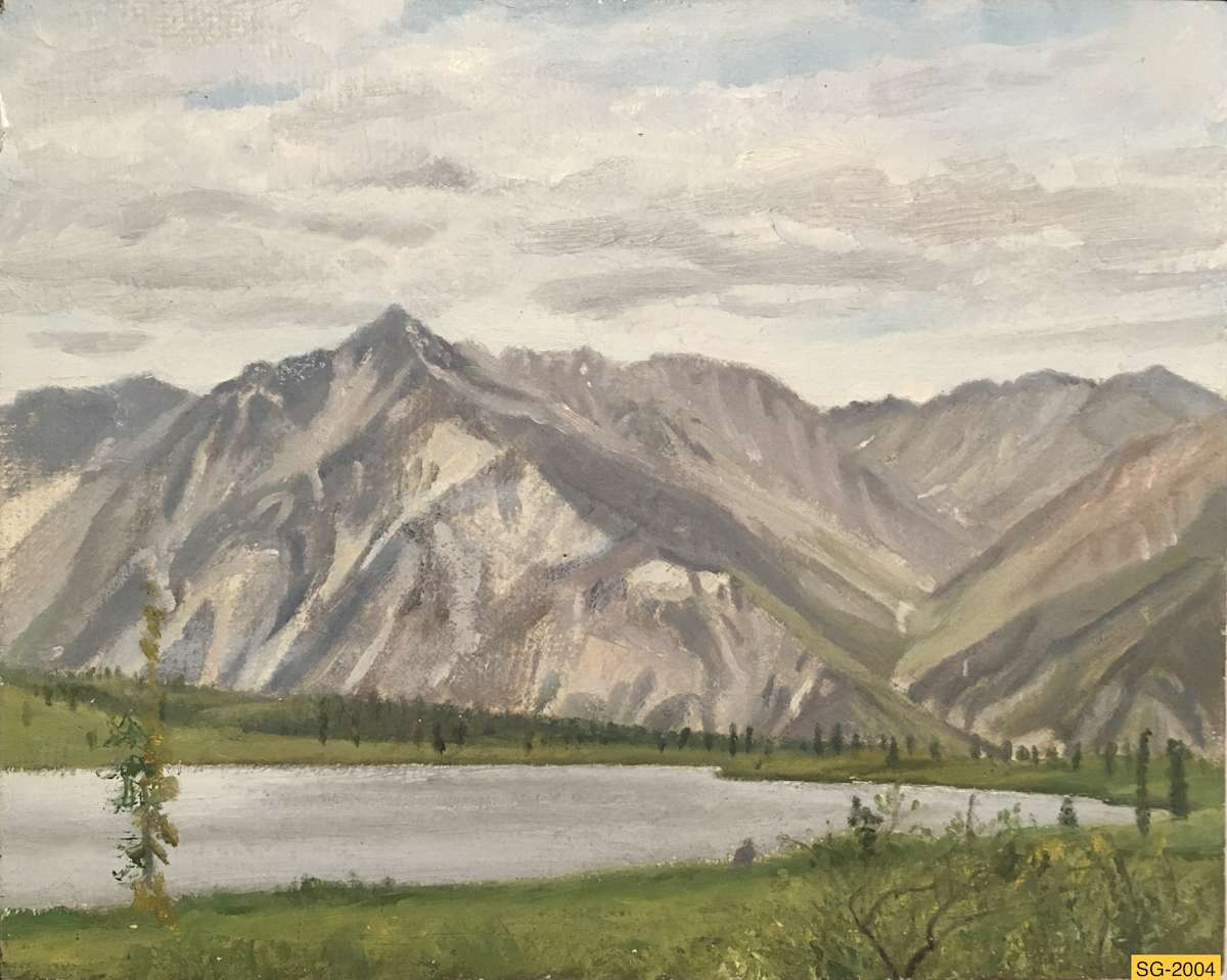 Knob Lake, Summer, Chugach Mountains, Alaska 2024 by Spence Guerin 