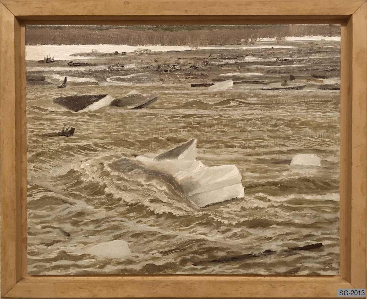 Chistochena River at Break-Up by Spence Guerin 