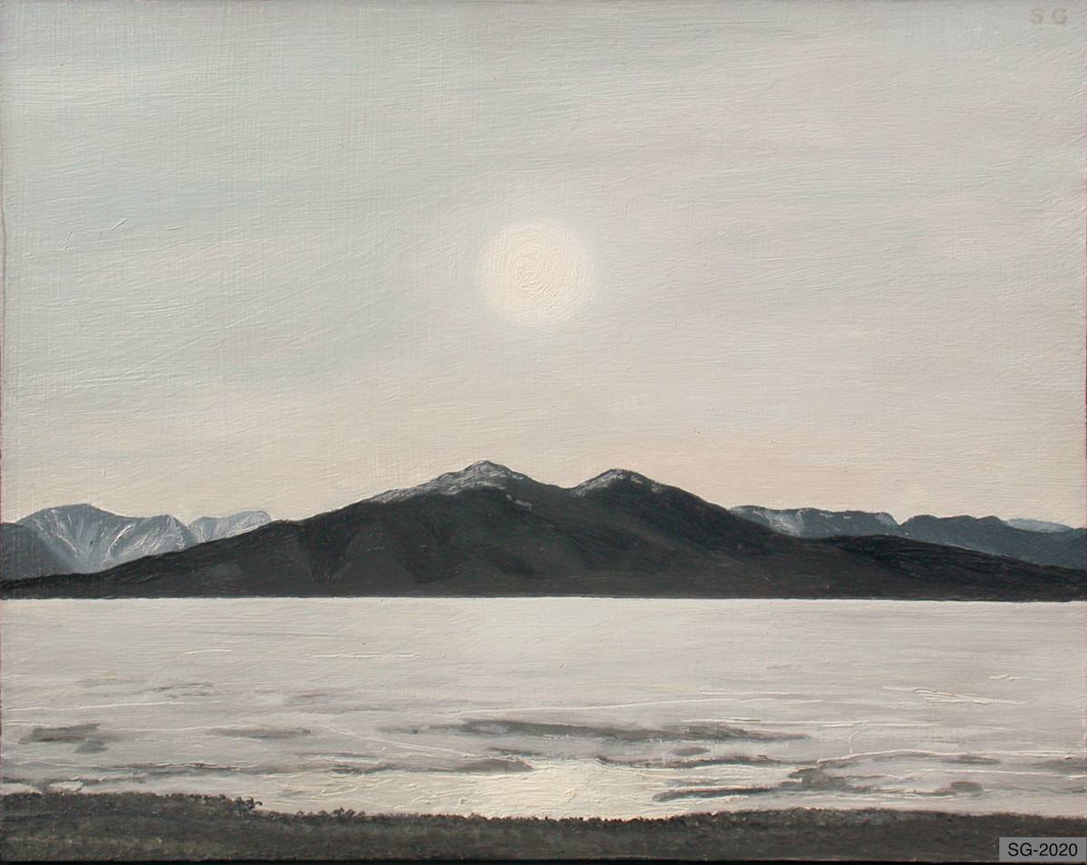 Early Spring Thaw, Kluane Lake, Yukon Territory by Spence Guerin 