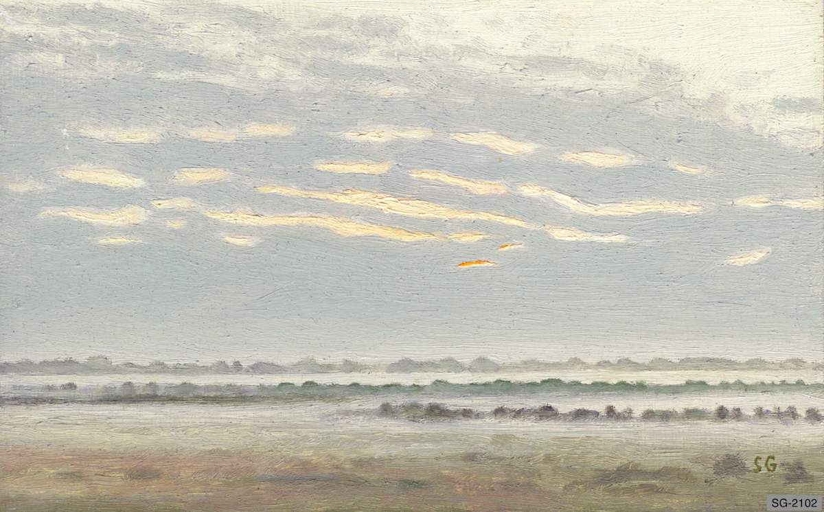 Prairie Ground Fog, Sunrise by Spence Guerin 