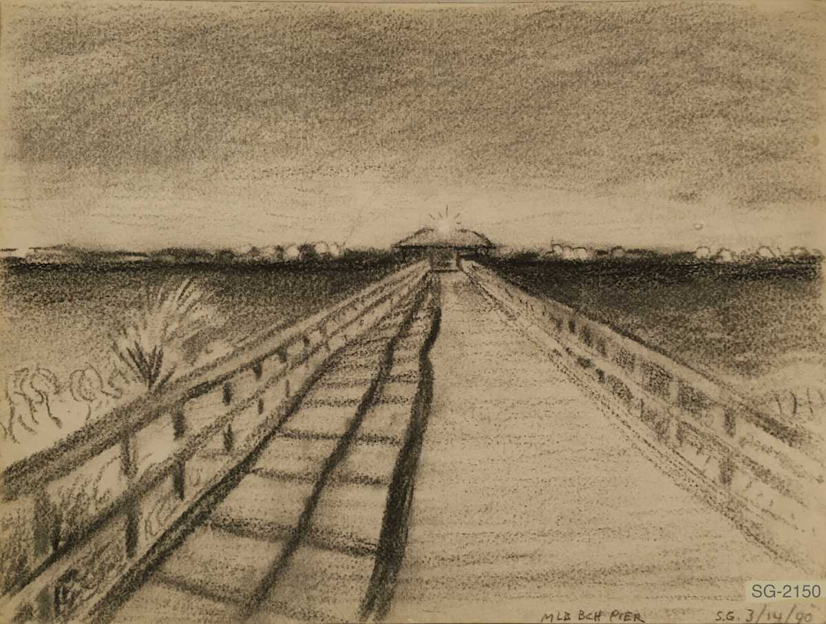 Melbourne Beach Pier by Spence Guerin, Image 1.