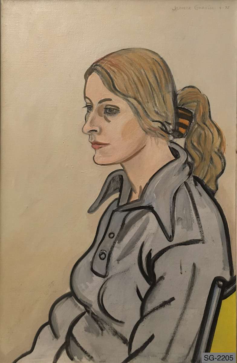 Deborah in Yellow Chair by Spence Guerin 