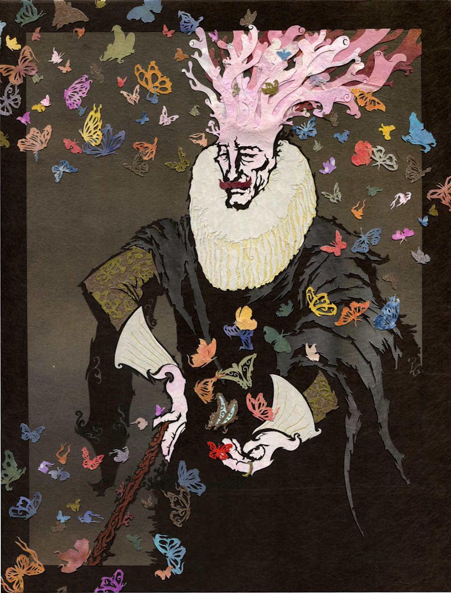 Portrait of Mykos in His Garden, revised by Patrick Gannon  Image: Portrait of Mykos in His Garden