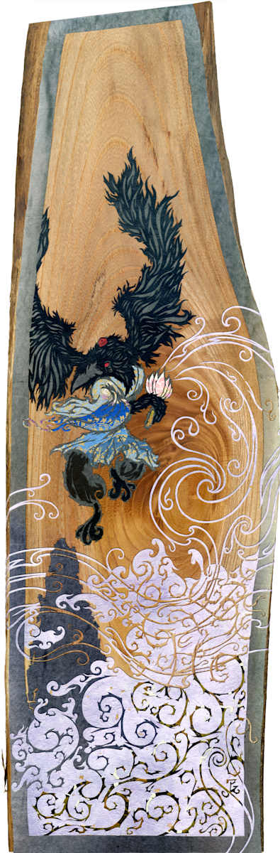 Upon Black Wings, A Howling Wind by Patrick Gannon  Image: Upon Black Wings, A Howling Wind