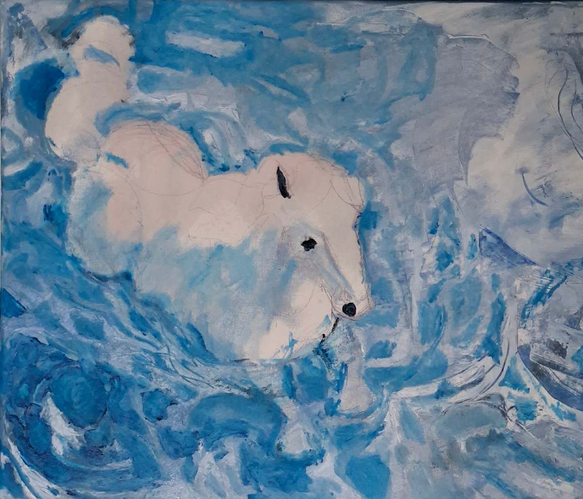 The White horse by Yvonne Cavens 