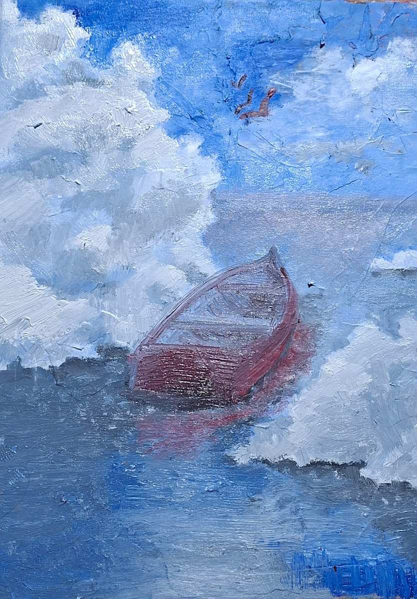 Adrift among the clouds (orginial) by Yvonne Cavens, Image 1.