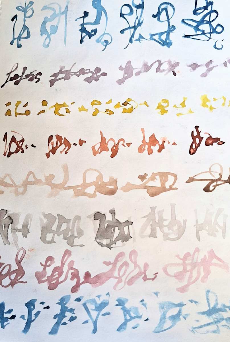 Abstract Marks & Techinques by Yvonne Cavens, Image 3.