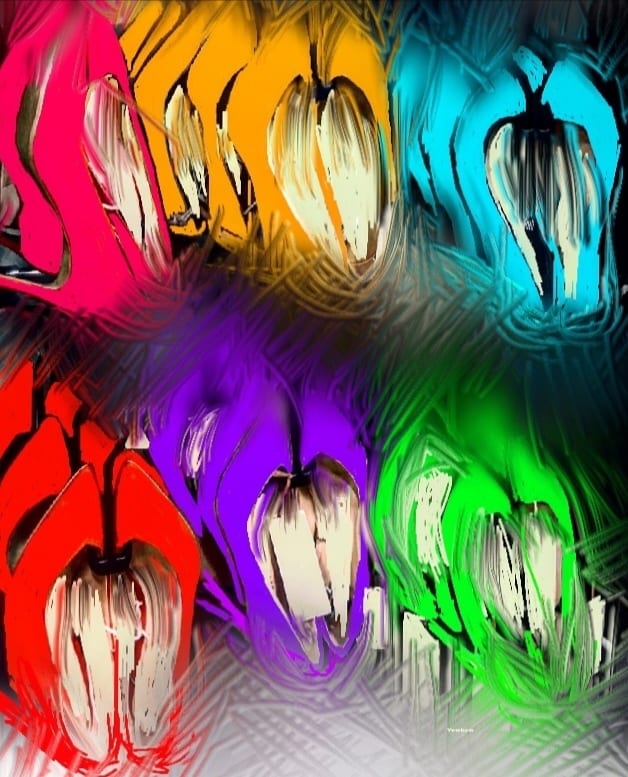 High Heels (Print) by Yvonne Cavens 