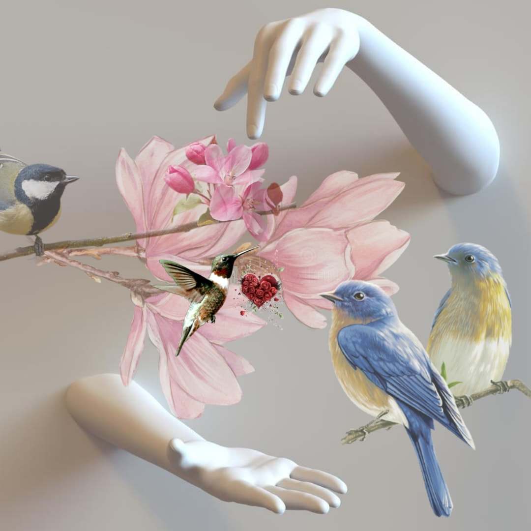 Whispers Between wings by Yvonne Cavens 