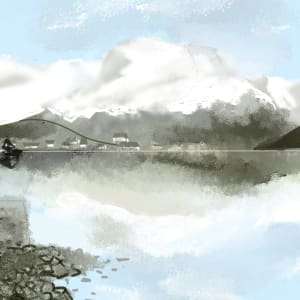 Ben Nevis #1 by Yvonne Cavens 