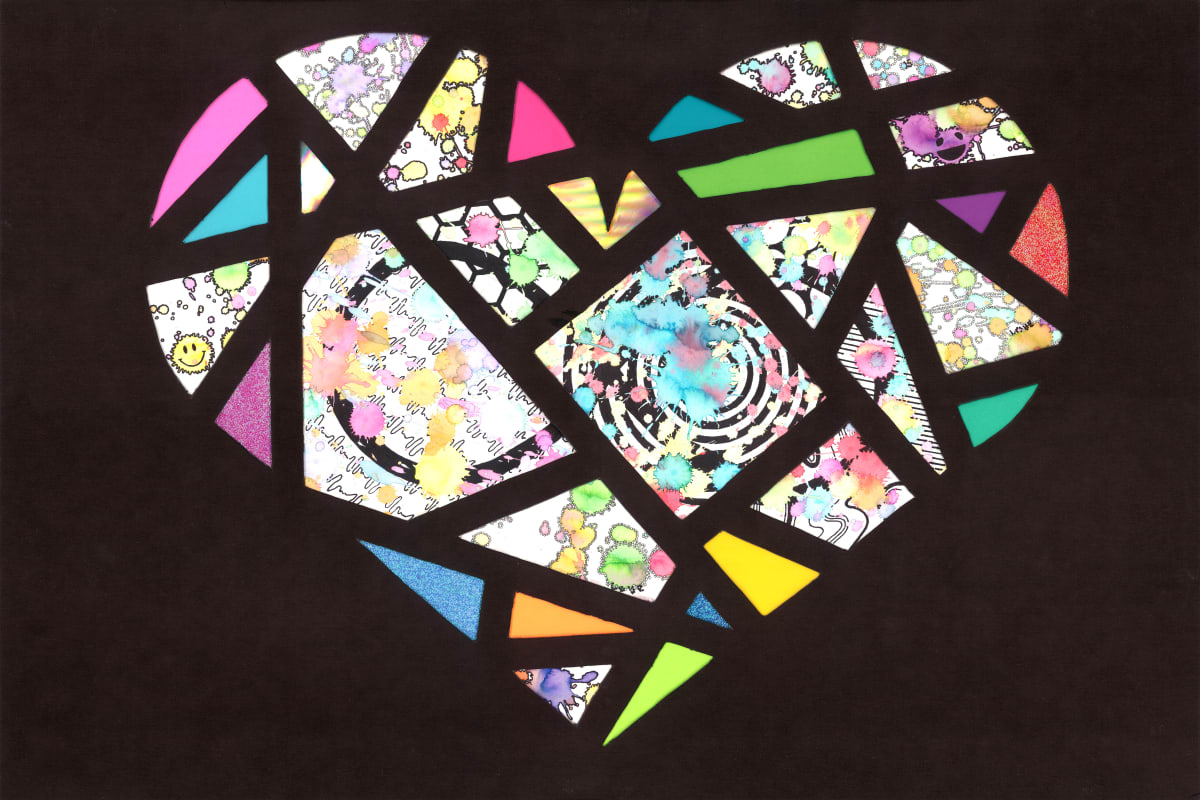Poly Heart by Rainbow Nagy 