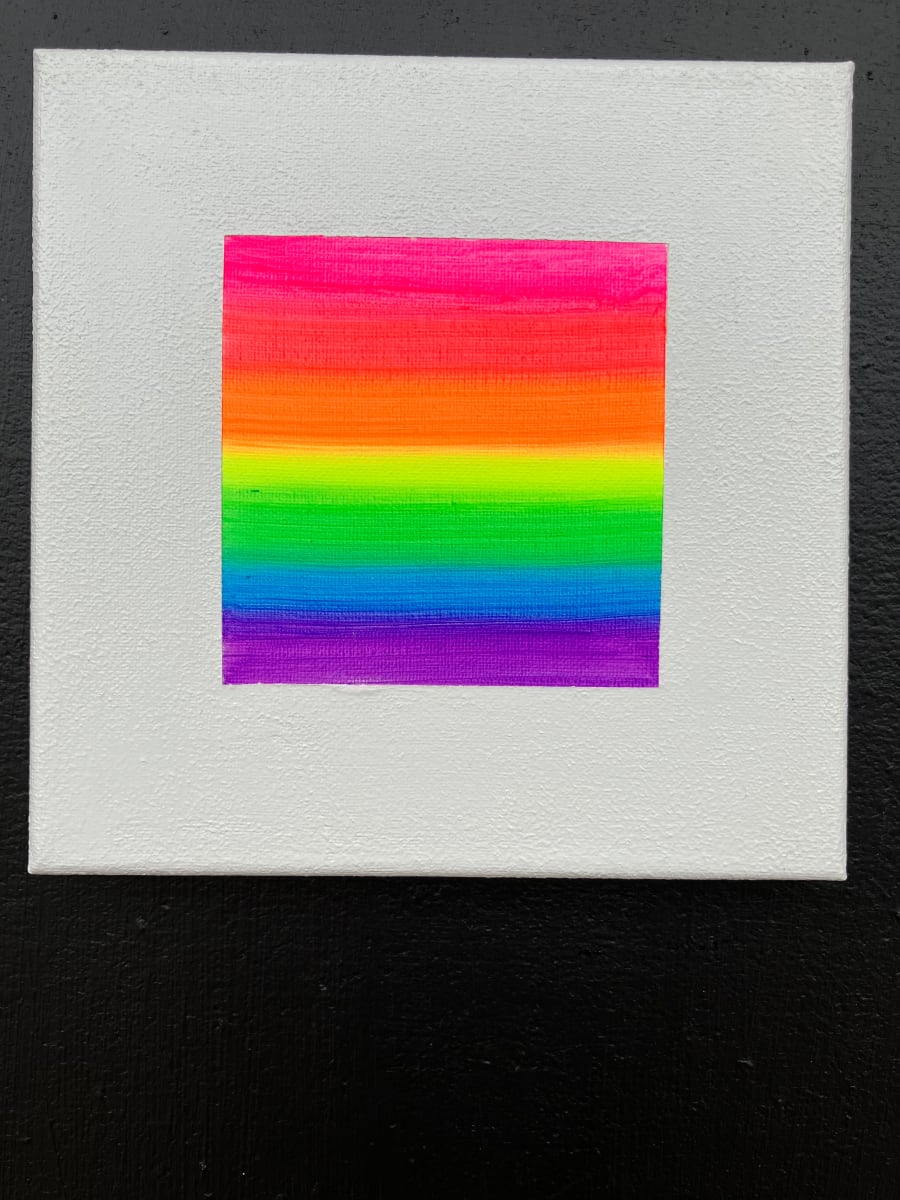 Shiny White Square by Rainbow Nagy  Image: Daylight