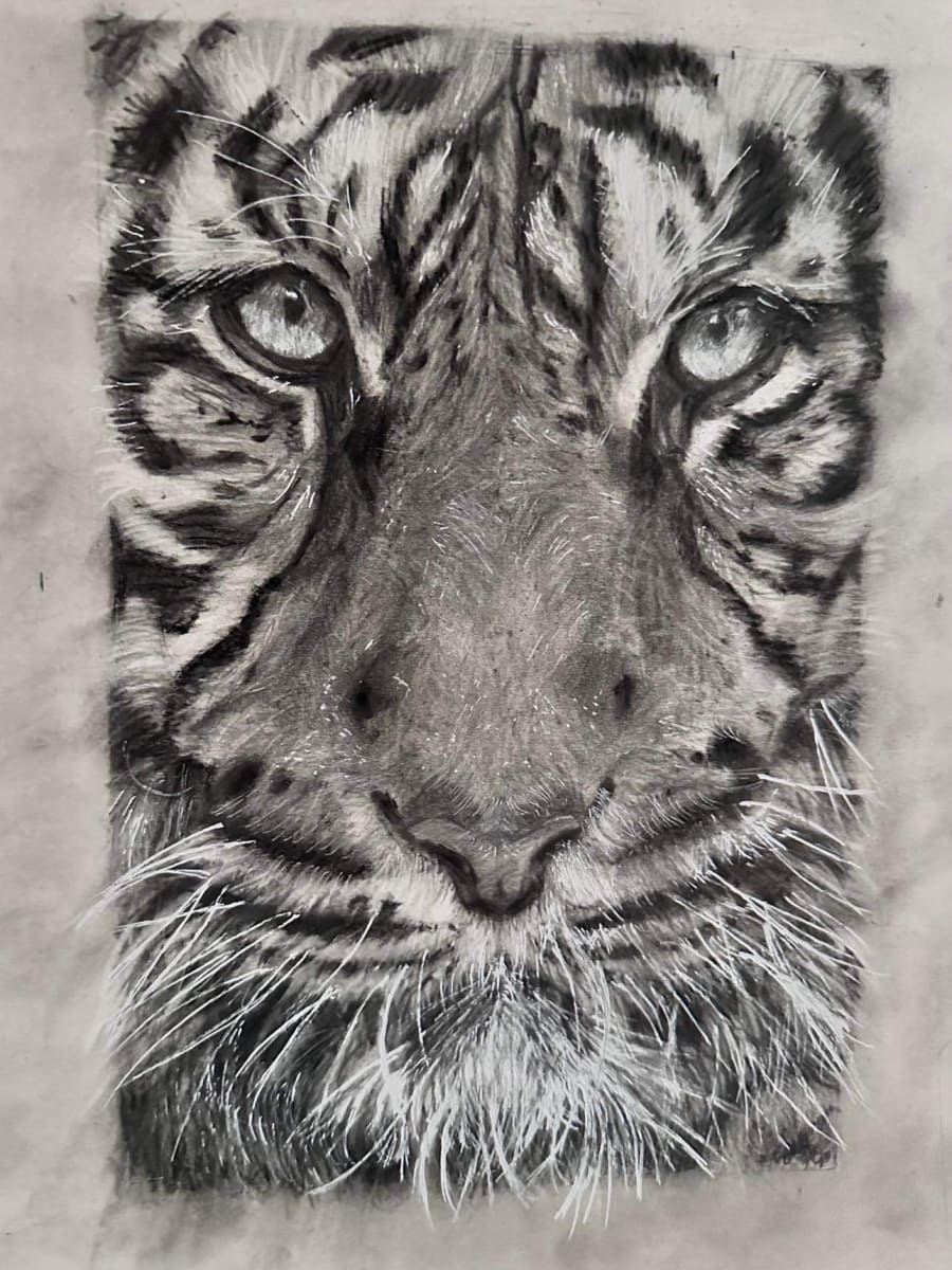 ‘Echoes of the Wild’ by Catherine Grace  Image: ‘Echoes of the Wild: A Hyperrealism Gaze into Nature